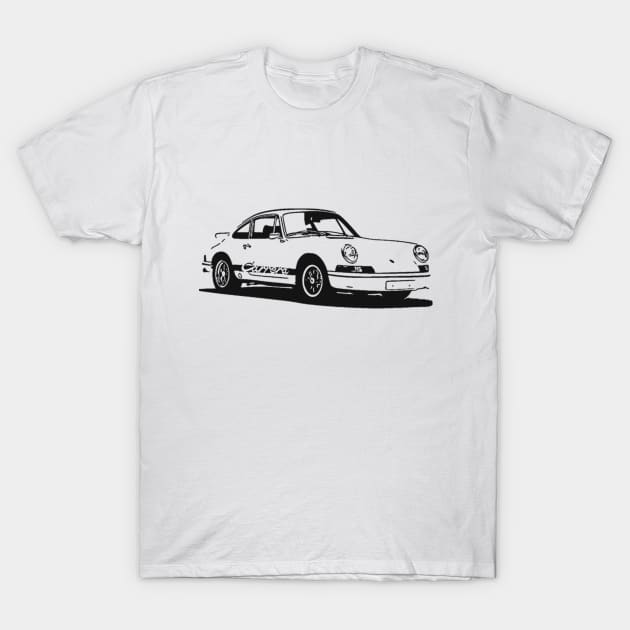 Porsche 911 RS T-Shirt by HarlinDesign